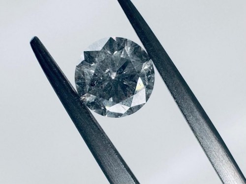 09 CT J - I2 - KSZTAŁT BRILLANT - CERTYFIKAT GEMMOLOGICZNY MAROZ DIAMONDS LTD CZŁONEK IZRAELSKIEJ GIEŁDY DIAMENTÓW - C31219-27, DIAMENT 1