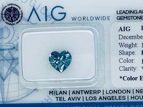 21 CT FANTAZYJNY ŻYWY NIEBIESKI* - VS1 - C31203, DIAMENT 1