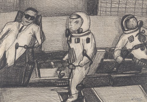 „Ćwiczenia przed lotem w kosmos”, 1968, Richard Wawro