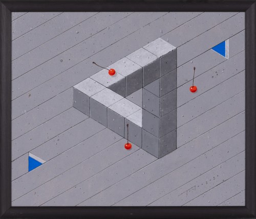 Reutersvard Penrose inni, 2020, Jan Trojan
