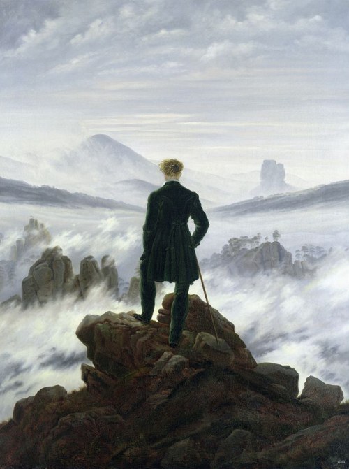 Wędrowiec, Caspar David Friedrich