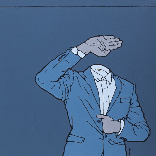 Niebieski #30, 2019, Marcin Lenczowski