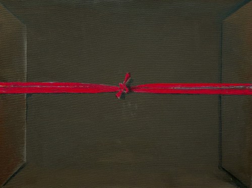 Pudełko z czerwoną tasiemką, 2009, Dariusz Mlącki