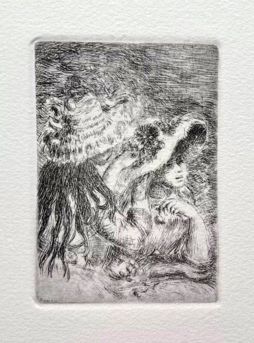 Le Chapeau épinglé, (Ozdabianie kapelusza), Pierre-Auguste Renoir