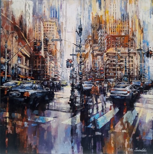Metropolis. Flatrion District New York, 2024, Piotr Zawadzki