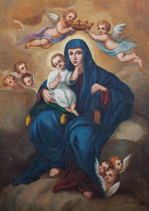 MADONNA Z DZIECIĄTKIEM, Łucja Bałzukiewicz