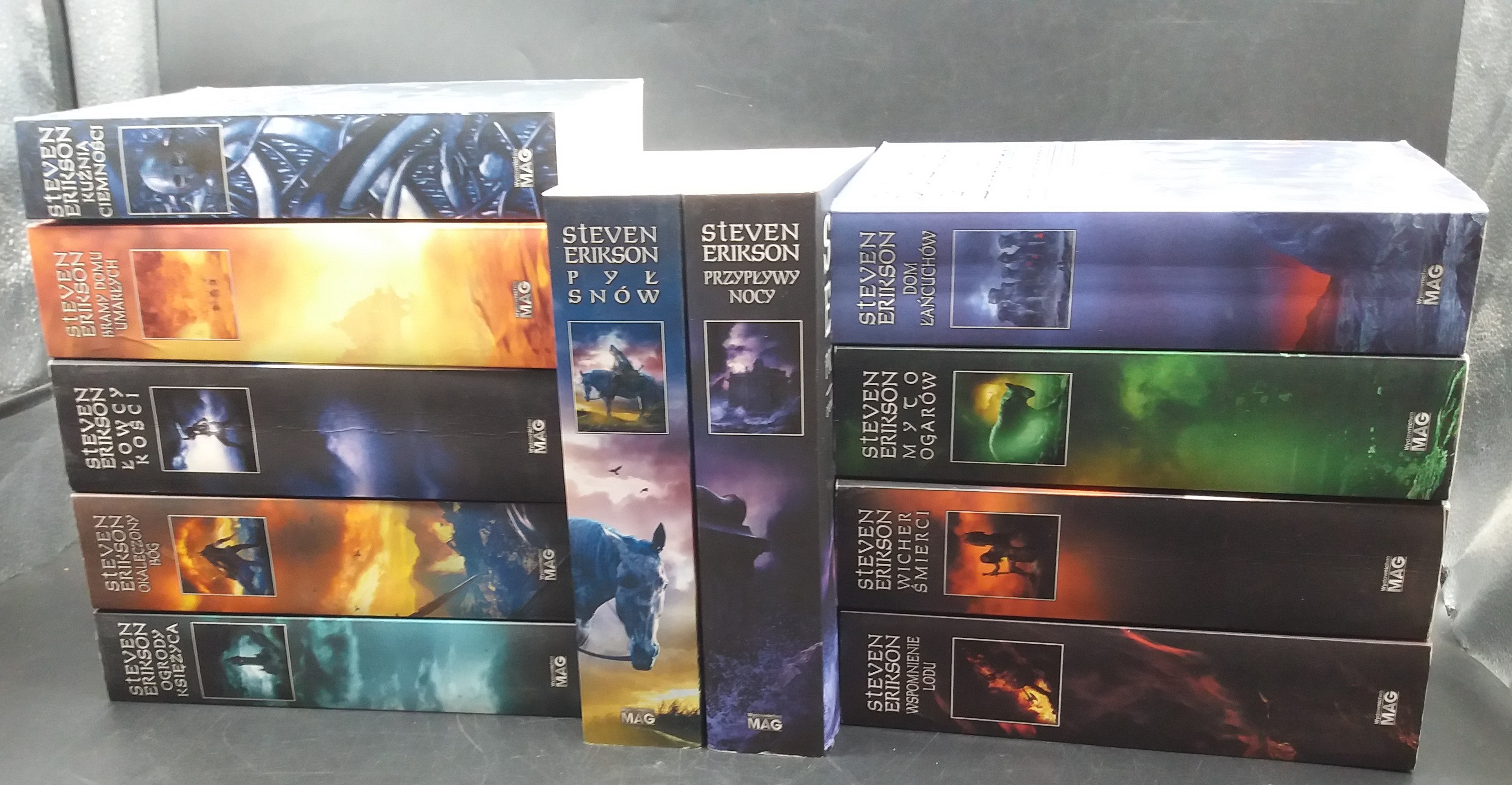 Steven Erikson Opowieść z Malazańskiej Księgi Poległych 11 Tomów