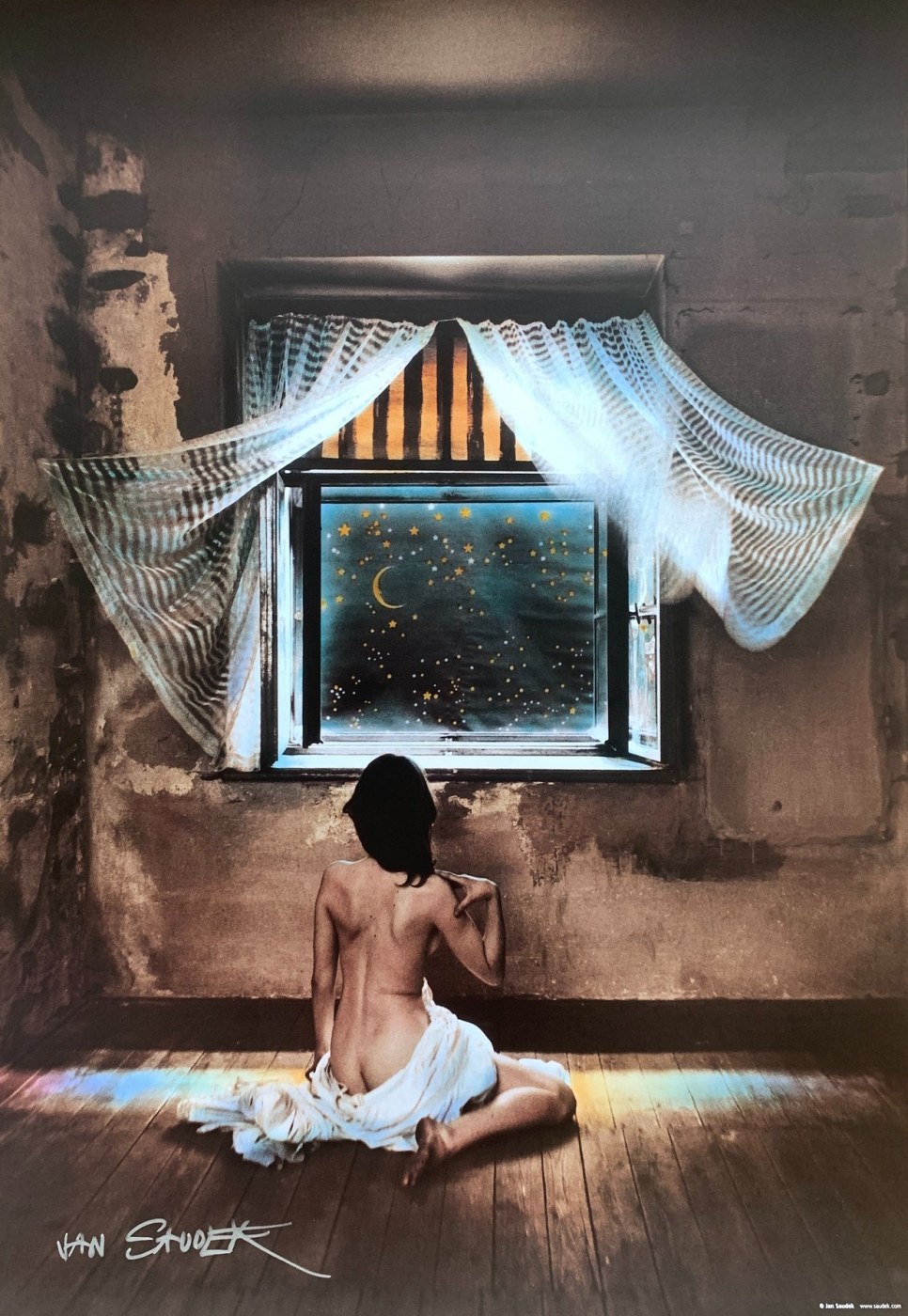 Jan Saudek, Susan's night window - Online auction / Online