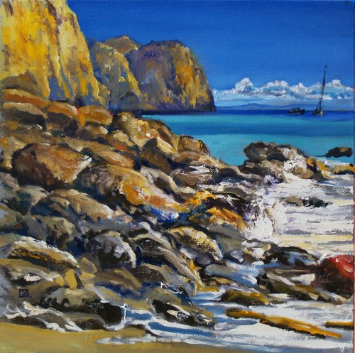 Praia de Porto Mos,2022, oprawiony, Dariusz Żejmo