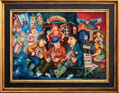 Wyborcy, czyli czekając na cuda (nr 114), 2015, Jacek Lipowczan