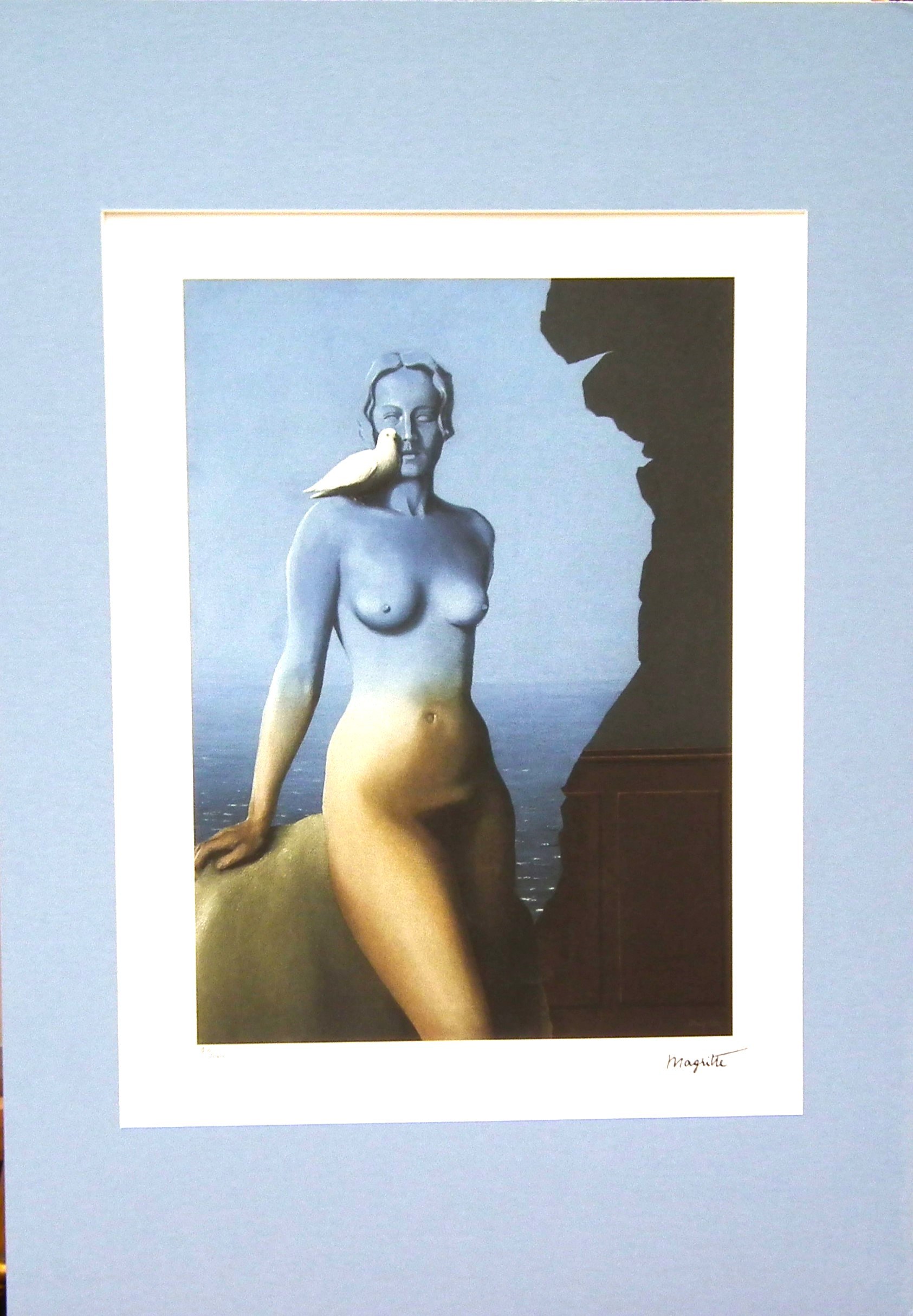z-img nude Rene Magritte(1898-1967),Akt z gołębiem - インターネットオークション / オンライン入札 - 価格 -  OneBid