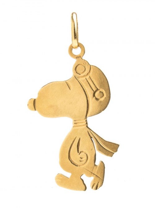 złota zawieszka GUCCI Snoopy, Gucci