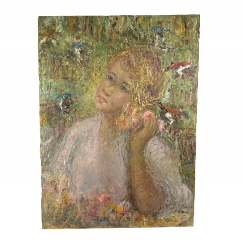 Portret młodej dziewczyny - A. D'Urso, Antonio D'Urso