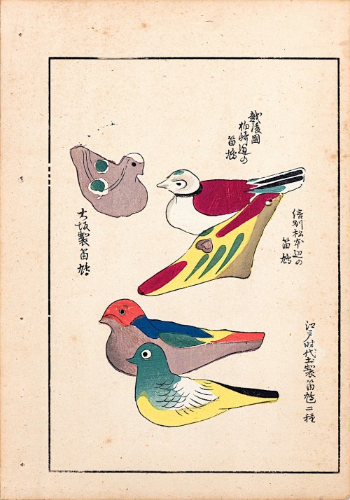Ptaszki-gwizdki, Kioto, 1911, Shimizu Seifu