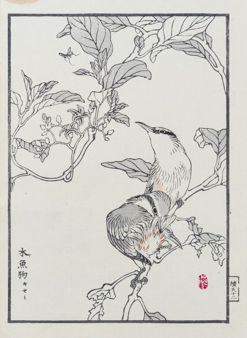 Na gałęzi, Tokio, 1884, Kōno Bairei