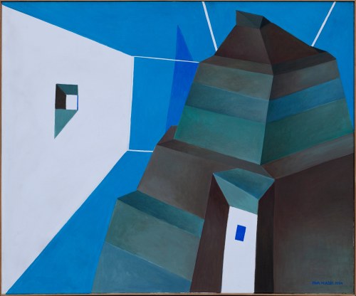 The structure in blue inside, 2004, Ewa Miazek