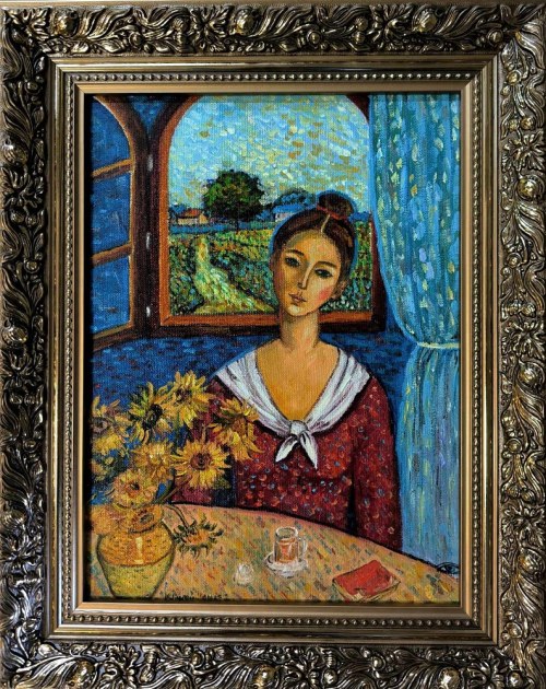 Dialog z Van Goghiem, 2024, Krystyna Ruminkiewicz