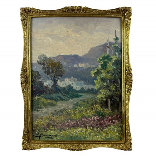 pejzaż Abruzji - Leon Giuseppe Buono (1888-1976), Leon Giuseppe Buono