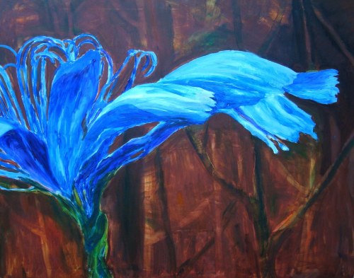 Niebieski irys, 2010, Magdalena Miernik