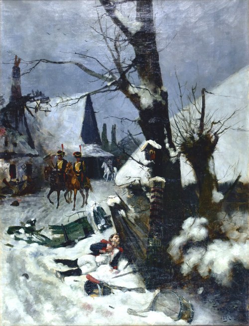 Patrol napoleoński, 1891, Stanisław Fabijański