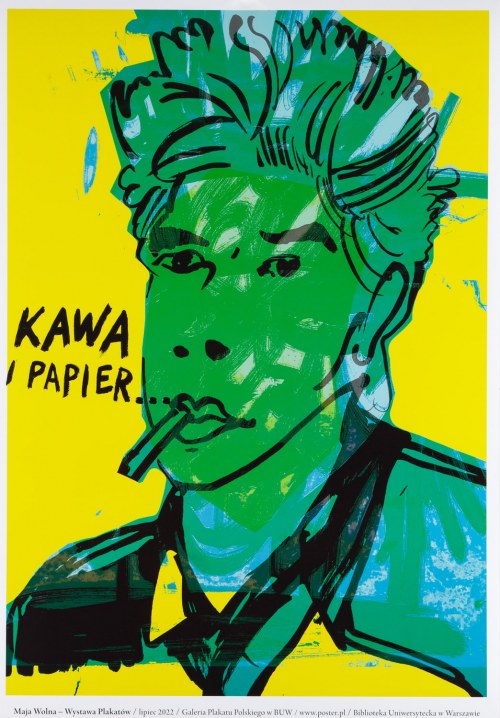 Kawa i papier..., 2022, Maja Wolna