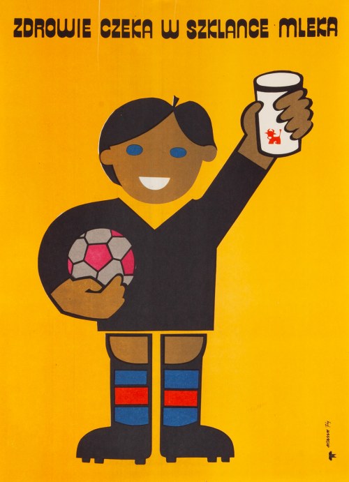 Zdrowie czeka w szklance mleka, 1974, Marek Mann