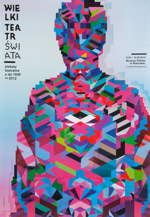 Wielki Teatr Świata. Plakaty teatralne z lat 1945-2012. Muzeum Plakatu w Wilanowie, 2013, Robert Czerniawski