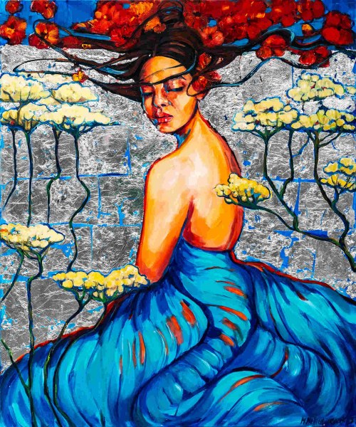 Bez tytułu (Blue), 2023, Marzena Uryszek
