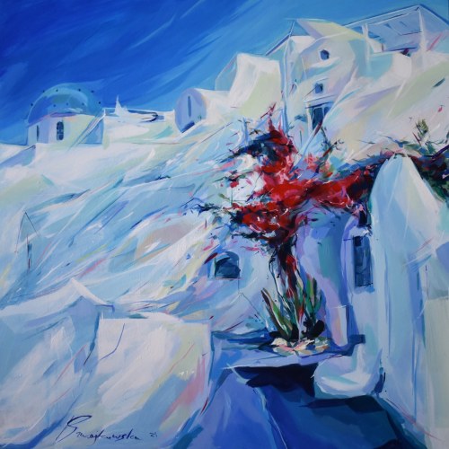 Blue & White, 2024, Karolina Szwajkowska