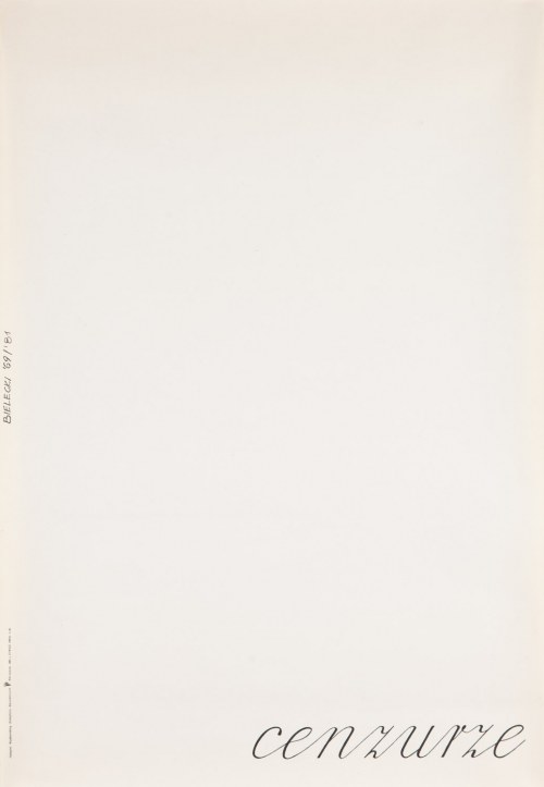 Cenzurze, 1969/1981, Czesław Bielecki