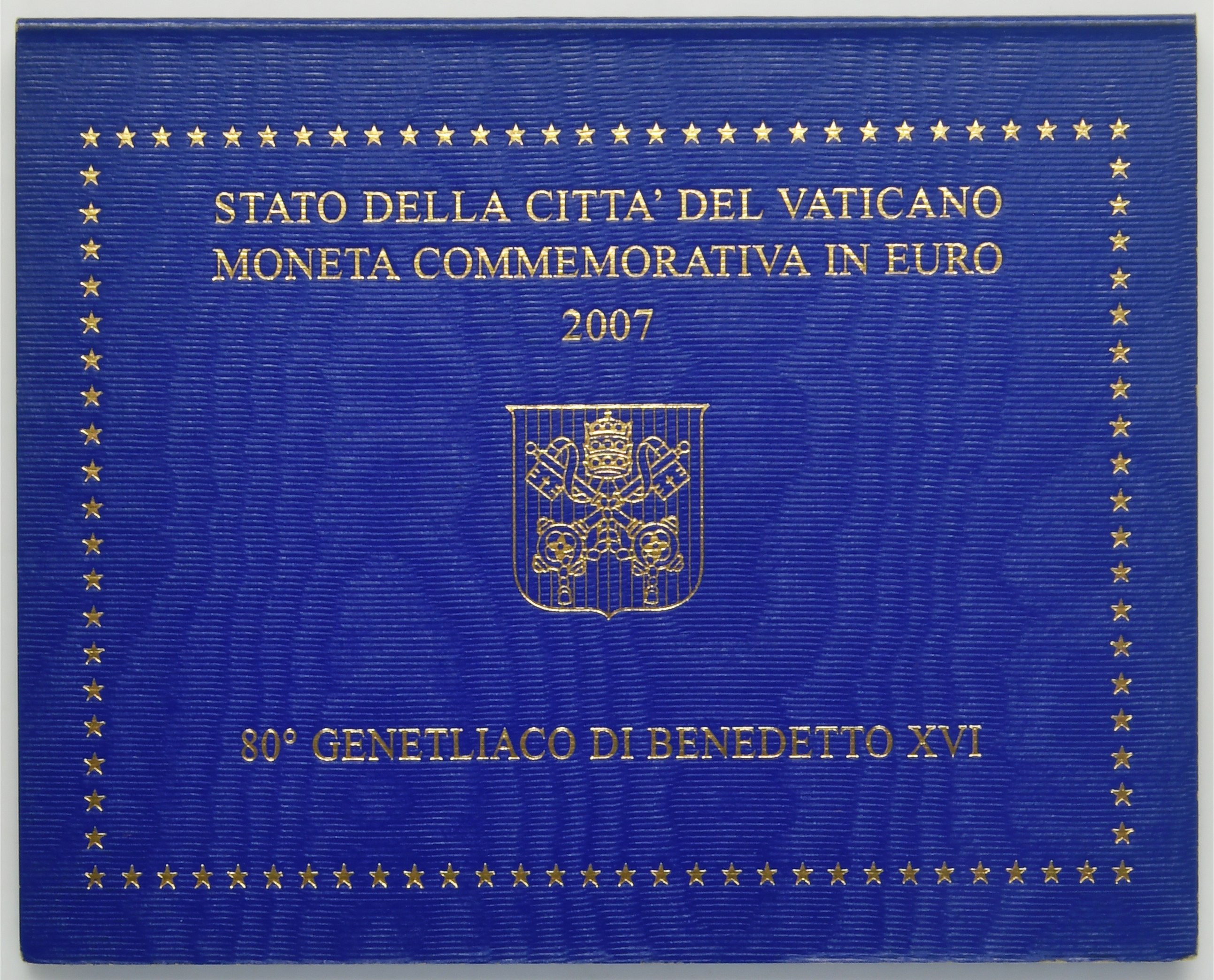 Papal States, Vatican, Benedict XVI, 2 Euro Rome 2007 R - 80th Birthday ...