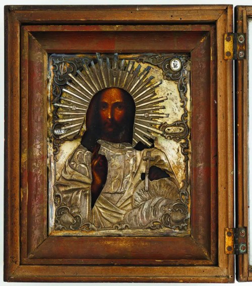 CHRYSTUS PANTOKRATOR, Rosja, Moskwa, Aleksandr Josifowicz Fuld, po 1862, Ikona