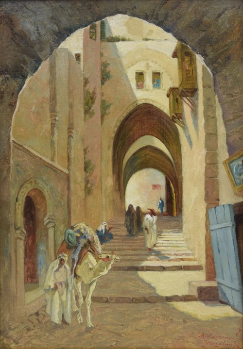 Widok z Jerozolimy, 1936, Aleksander Laszenko