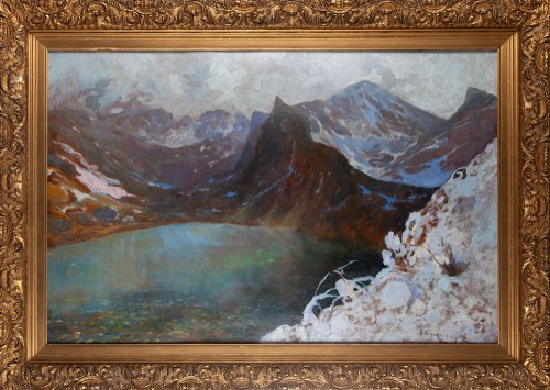Pejzaż górski - Morskie Oko, Edmund Cieczkiewicz