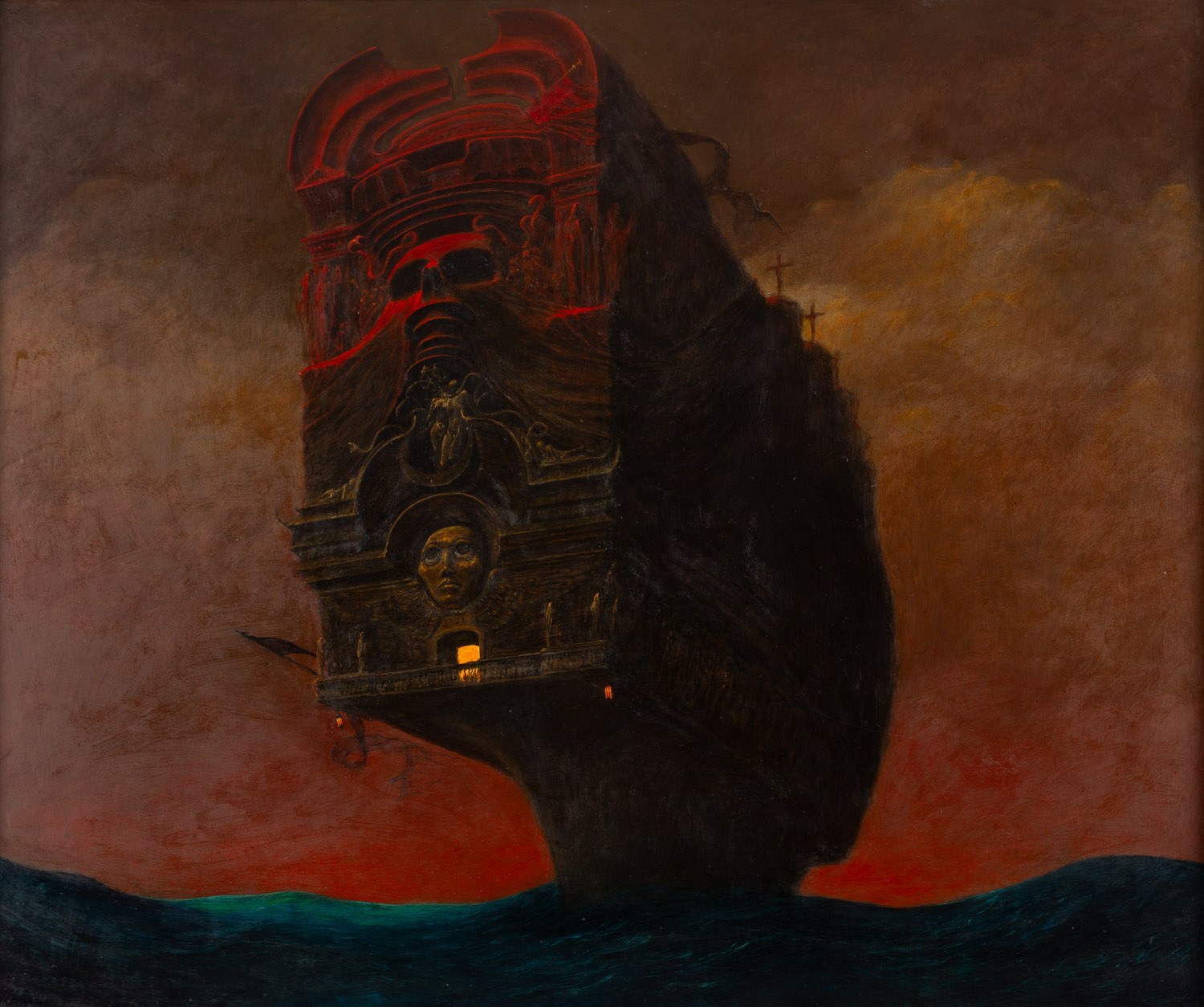 Zdzislaw Beksinski (1929 Sanok - 2005 Warsaw), Untitled