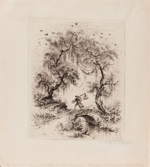 Chiński handlarz ptakami, 1921, Wolfgang Breuer