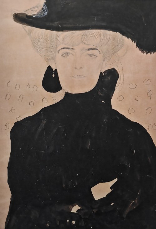 Kobieta w kapeluszu, Gustav Klimt