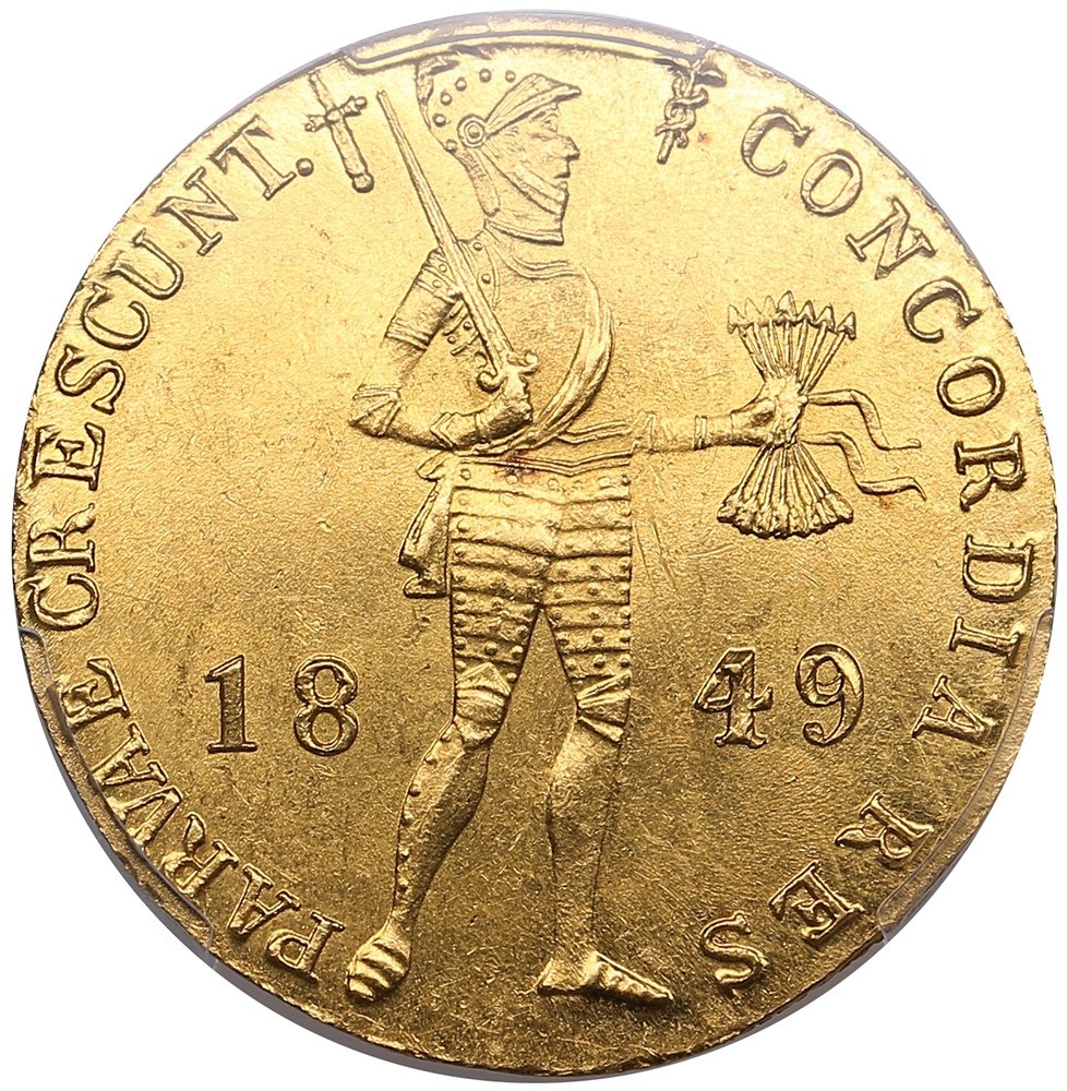 Russia (Netherlands) Ducat St. Petersburg mint 1849 - Nicholas I  (1825-1855) - PCGS MS 63 - インターネットオークション / オンライン入札 - 価格 - OneBid