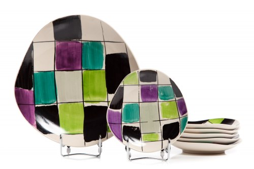 Zestaw do ciast "Ryszard", Zakłady Porcelitu Stołowego "Pruszków", Gabriela Śleżewska-Hoffman