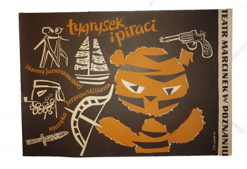 Teatr MARCINEK w Poznaniu, 1963r., Jarzyńska J. - Tygrysek I Piraci