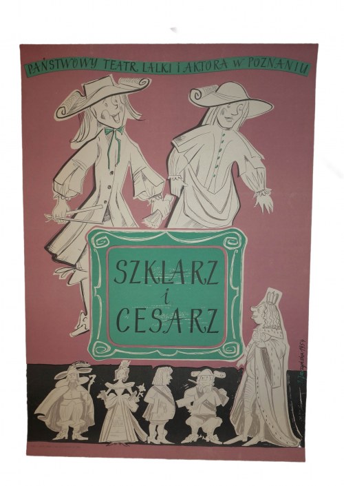 Poznański Teatr Lalki i Aktora, 1954r., Jarzyńska J. - Szklarz I Cesarz