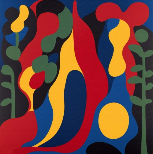 Abstract botanicals, 2024, Three Art