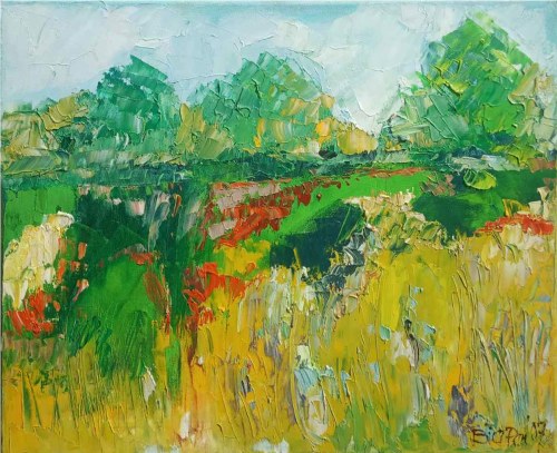 Czerwone maki, 2007, Wanda Biernacka-Penkszyk