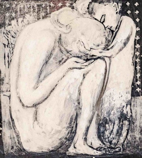 Rozpacz z cyklu Getto, 1953, Zdzisław Lachur