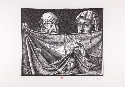 Święta Rodzina pozuje do zdjęcia, 2003/2007, Sławomir Chrystow