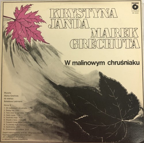 Marek Grechuta, "W malinowym chruśniaku" / Krystyna Janda, "Dancing", 1984, Krystyna Janda