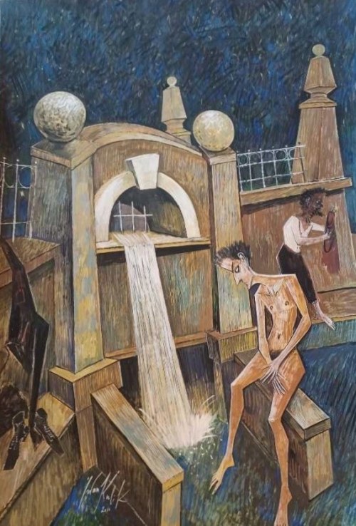 Scena z „Mistrza i Małgorzaty”, Iwan Kulik