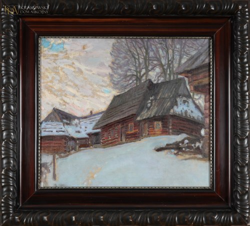 "Zima w wiosce", Abraham Neuman
