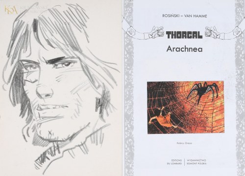"Thorgal: Arachnea - wydanie komiksu z odręcznym rysunkiem artysty", Grzegorz Rosiński
