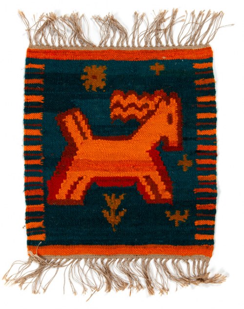 Kilim "Zabawka", Spółdzielnia Pracy RLiA im. Stanisława Wyspiańskiego w Krakowie, Irena Potoczek